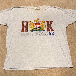 Gray Hong Kong Graphic Tee